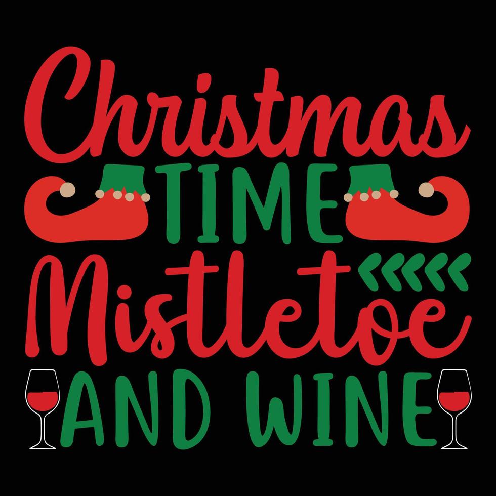 Christmas T-shirt Design Print Ready File Vector