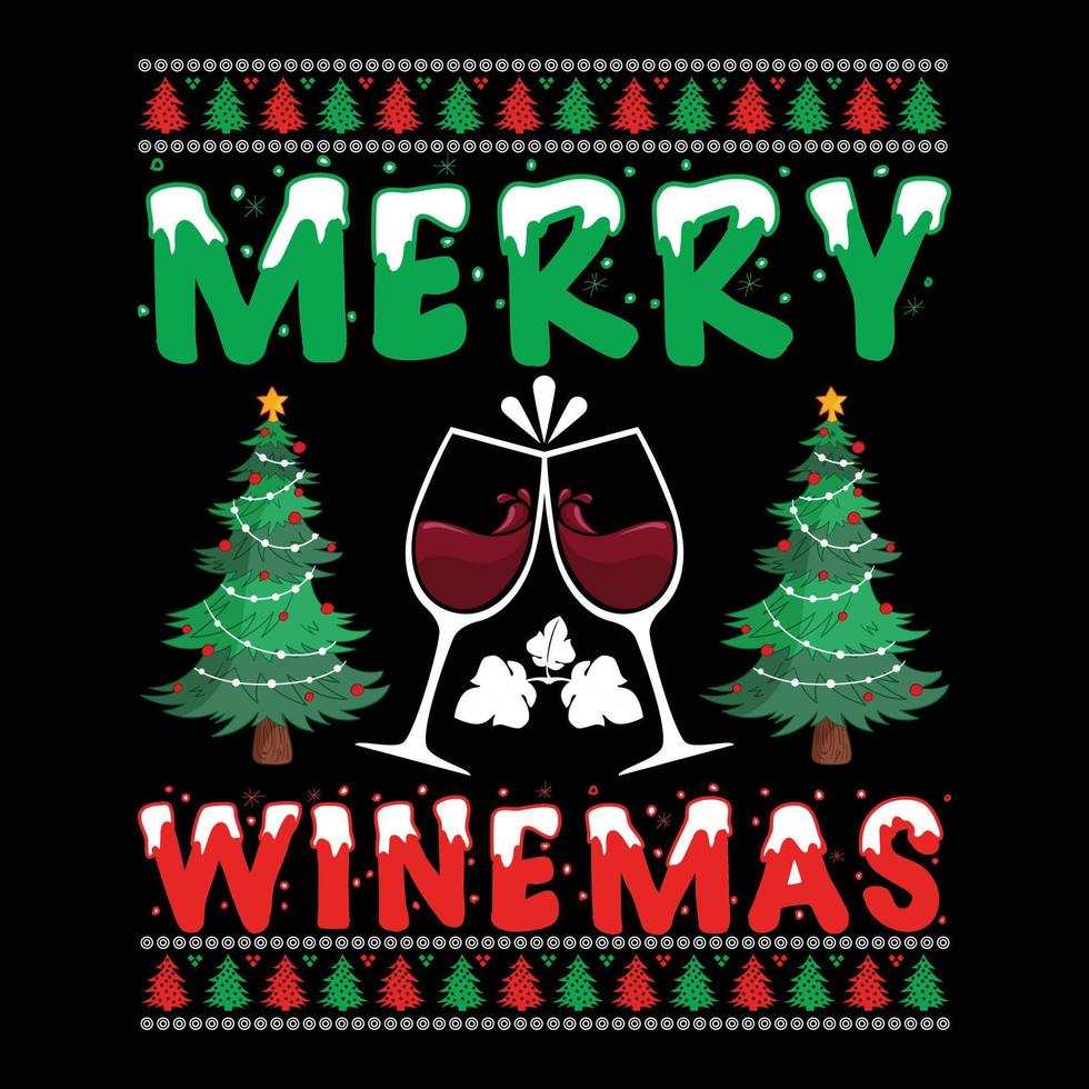Christmas T-shirt Design Print Ready File Vector