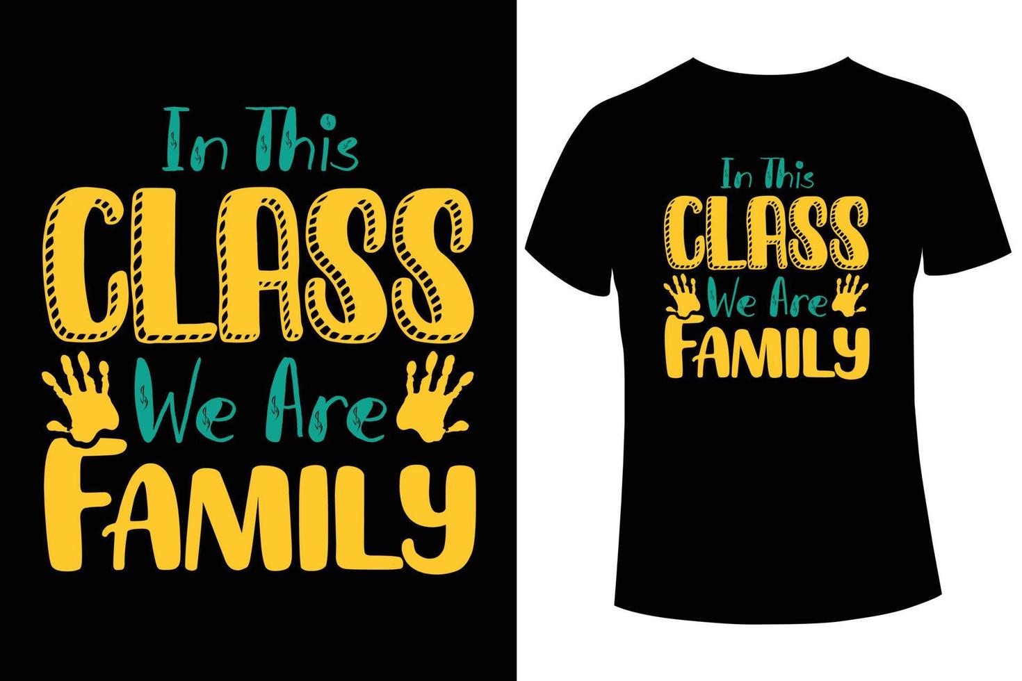 We are family t-shirt design vector