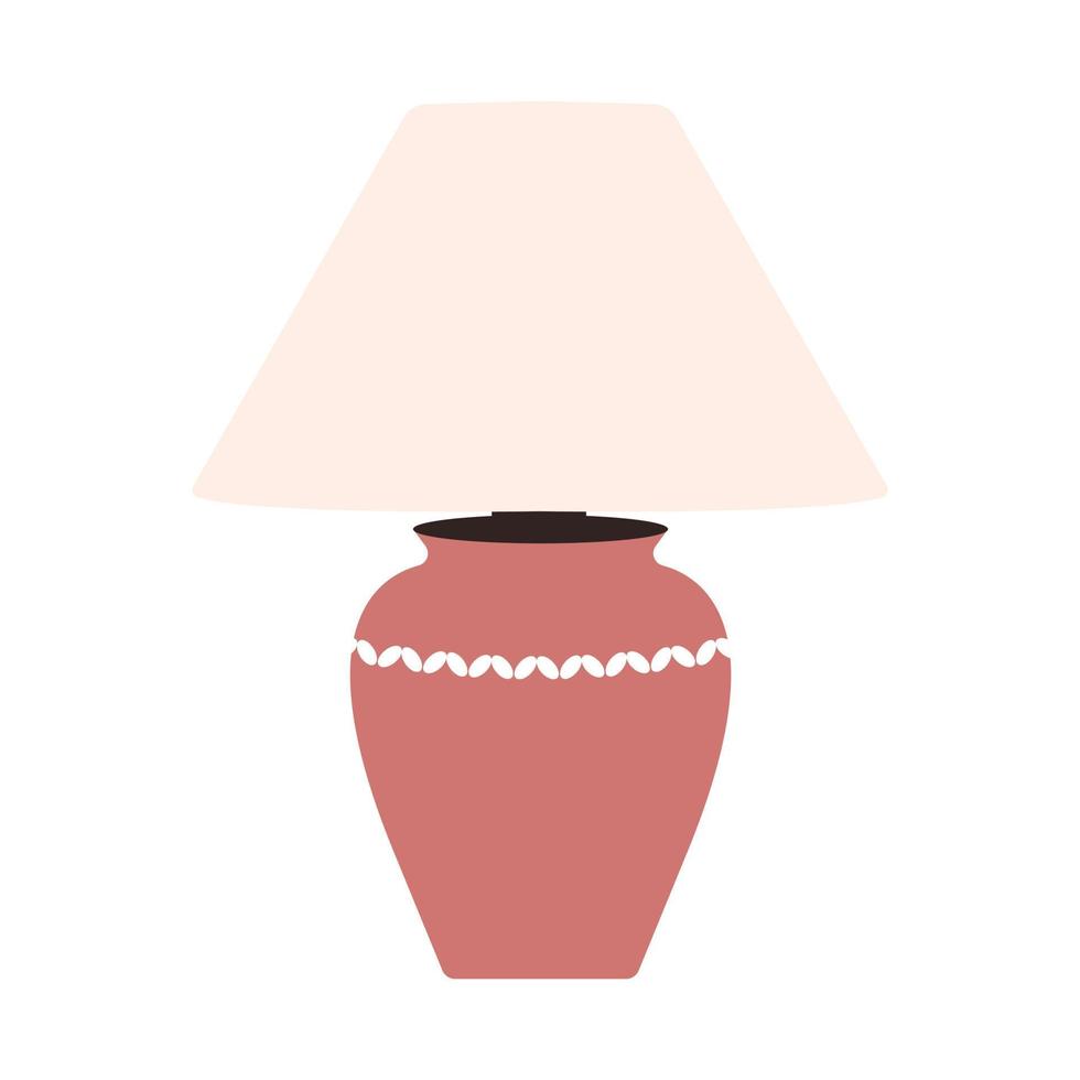 Cute lamp isolated on white background. Simple flat style. 11943024