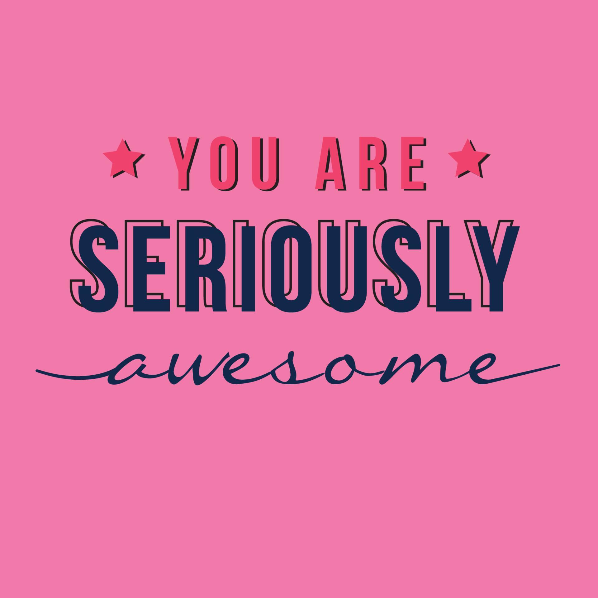 you are awesome 11943058 Vector Art at Vecteezy