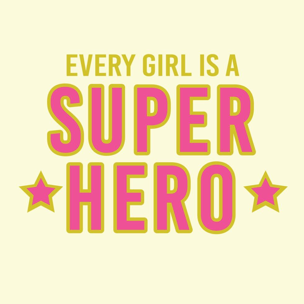 i am a super hero vector