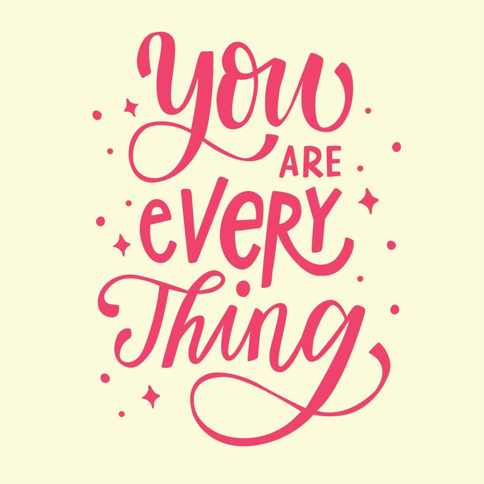 you are everything vector