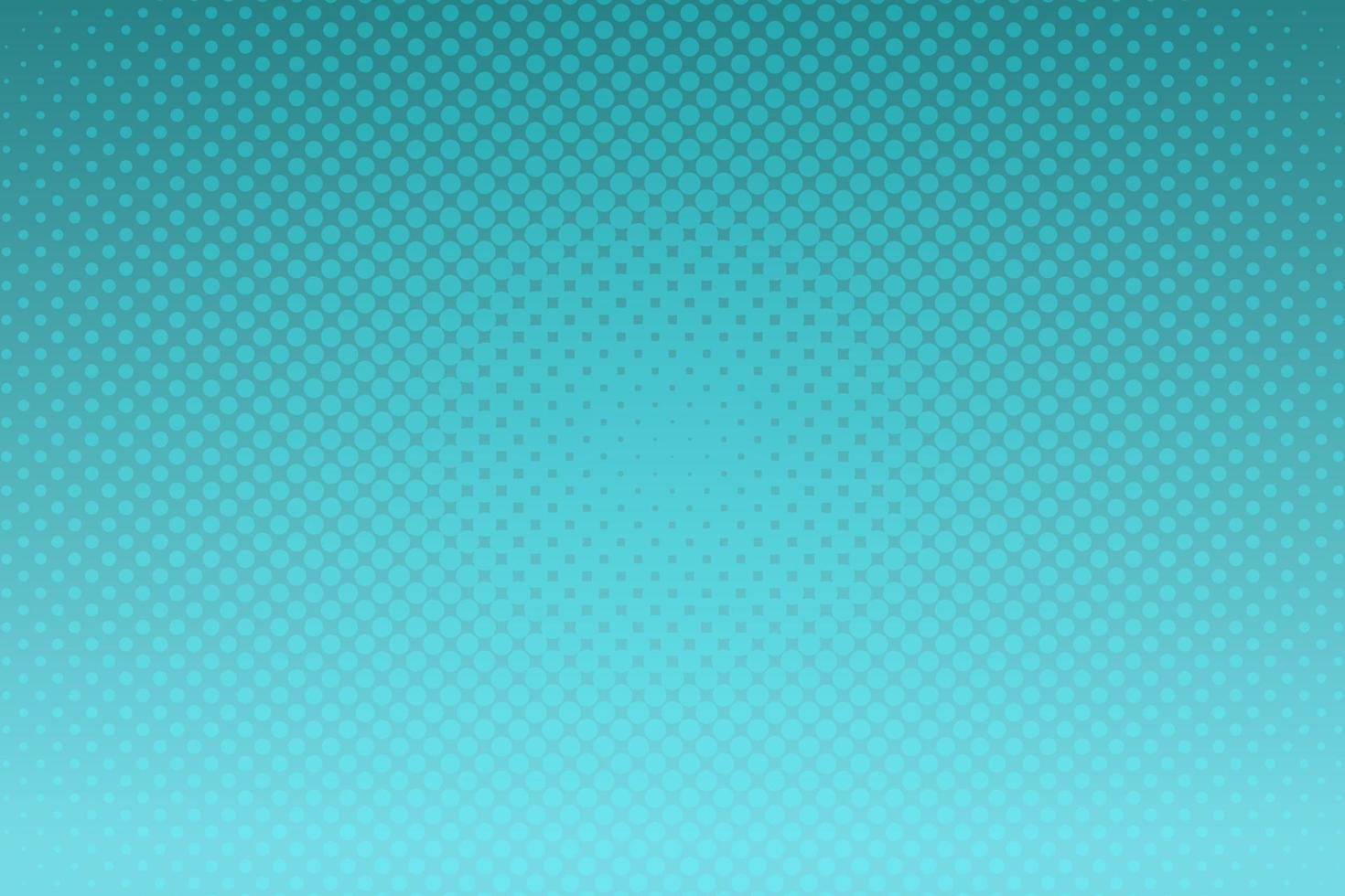 Blue pop art background with halftone dots in retro comic style. Vector illustration.