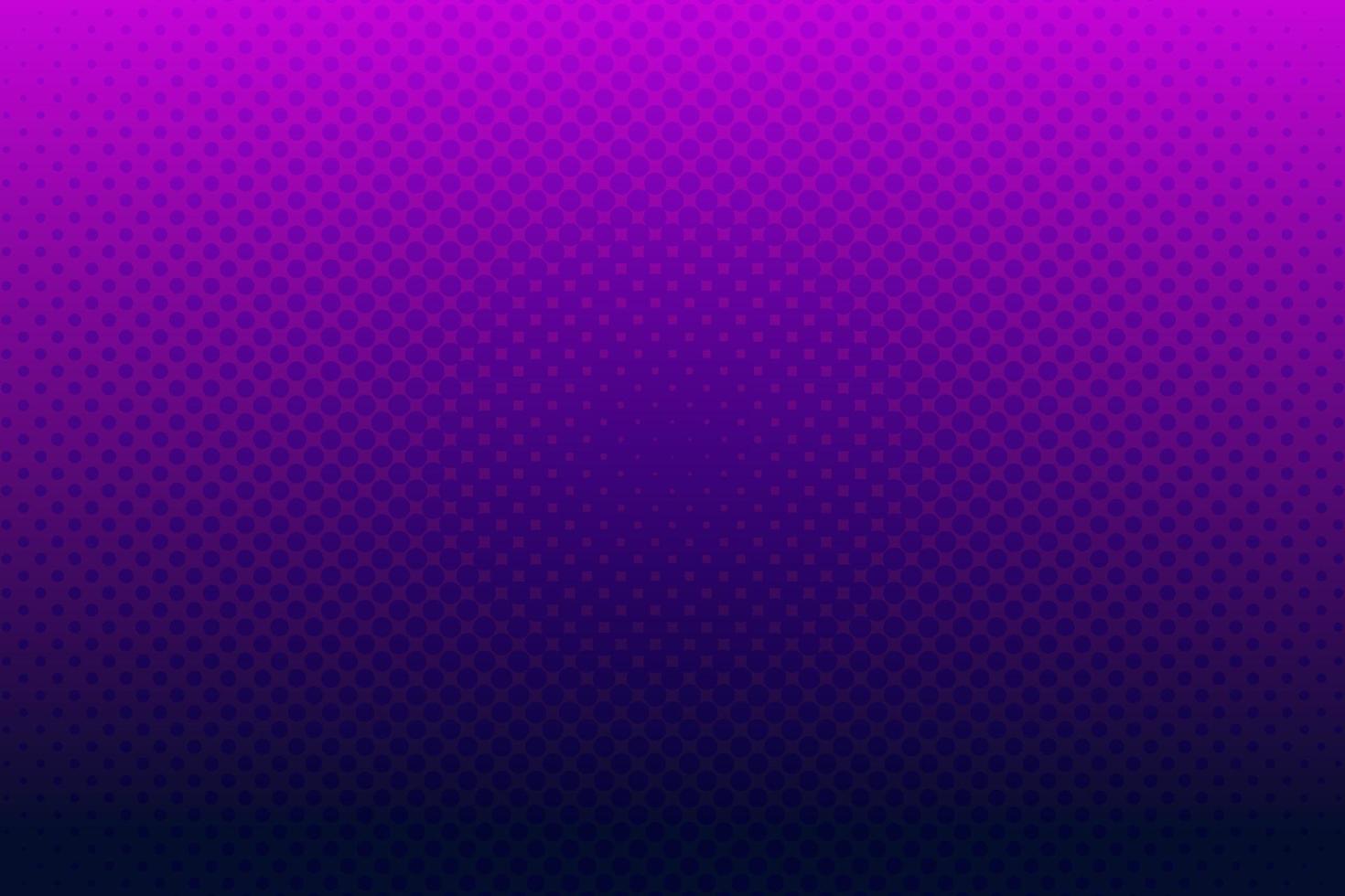 Purple pop art background with halftone dots in retro comic style. Vector illustration.