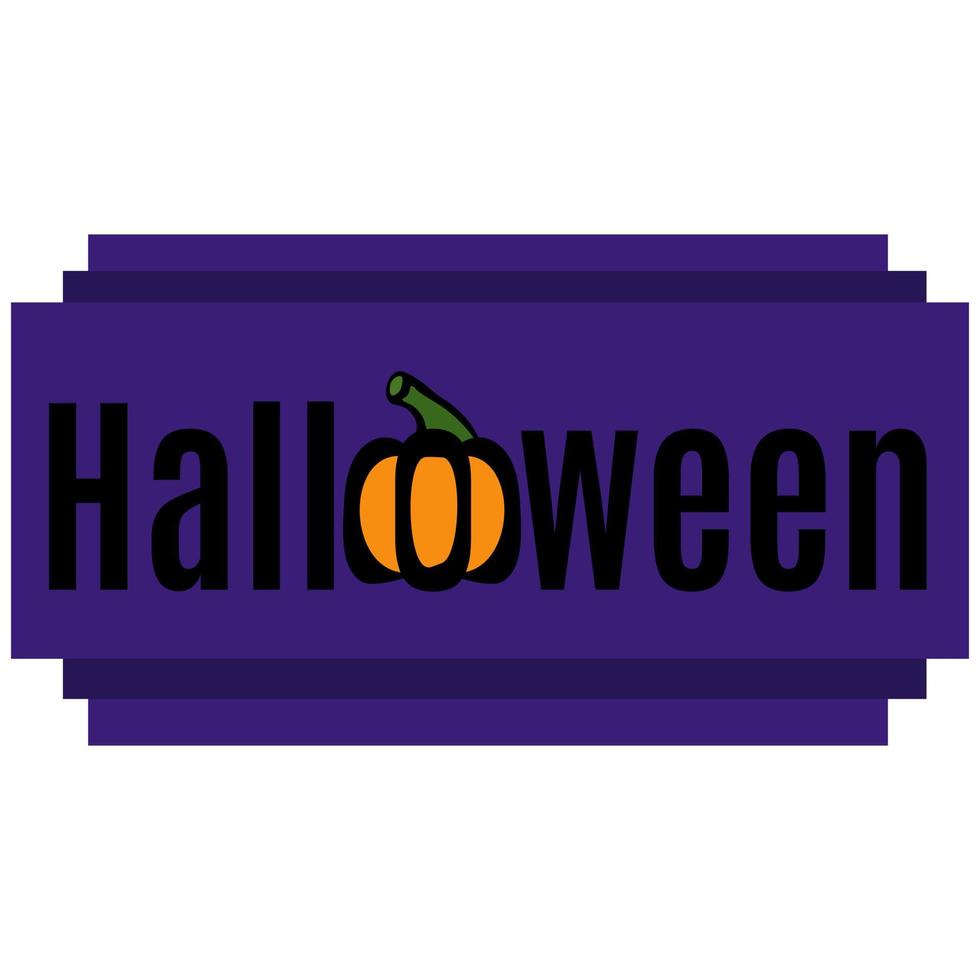 Halloween, idea for a poster, banner, flyer or postcard vector