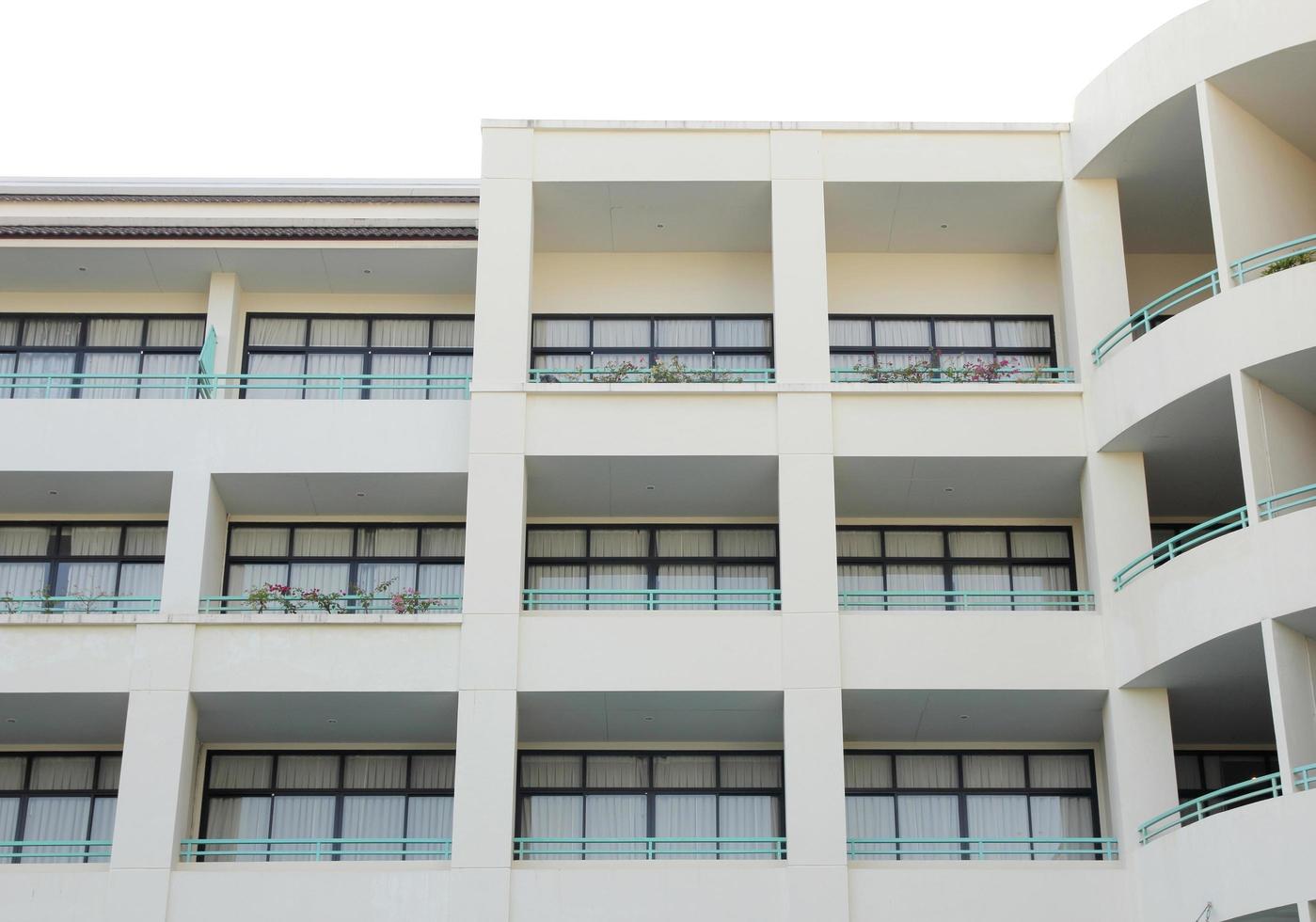 building window at hotel photo