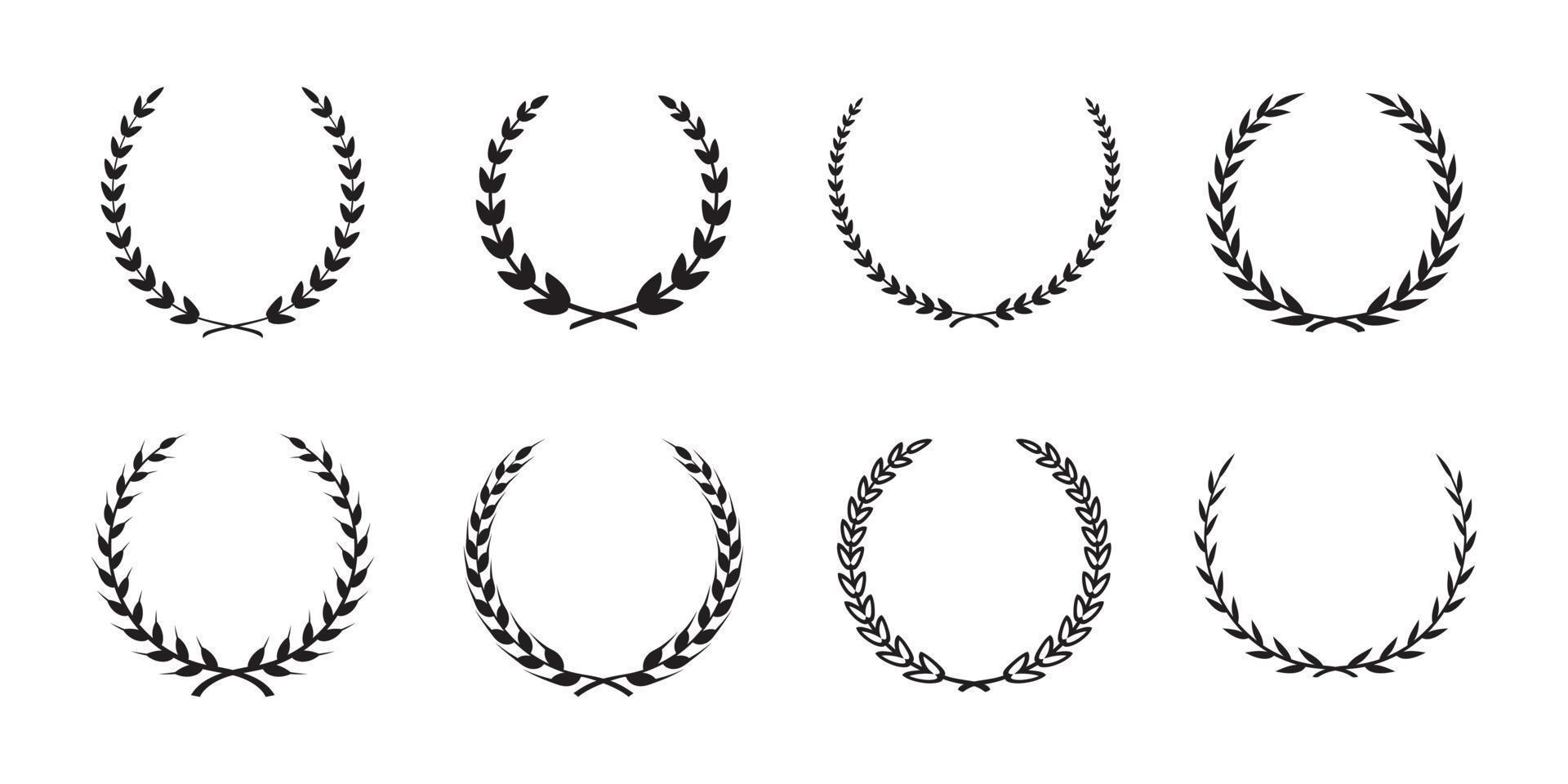 Laurel icon design element suitable for websites, print design or app vector