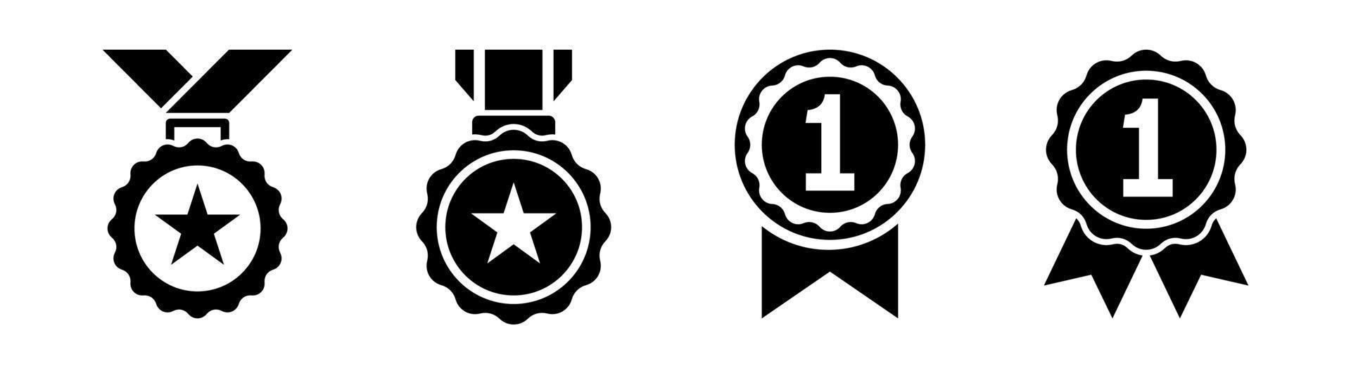 Champion medal icon design element suitable for websites, print design