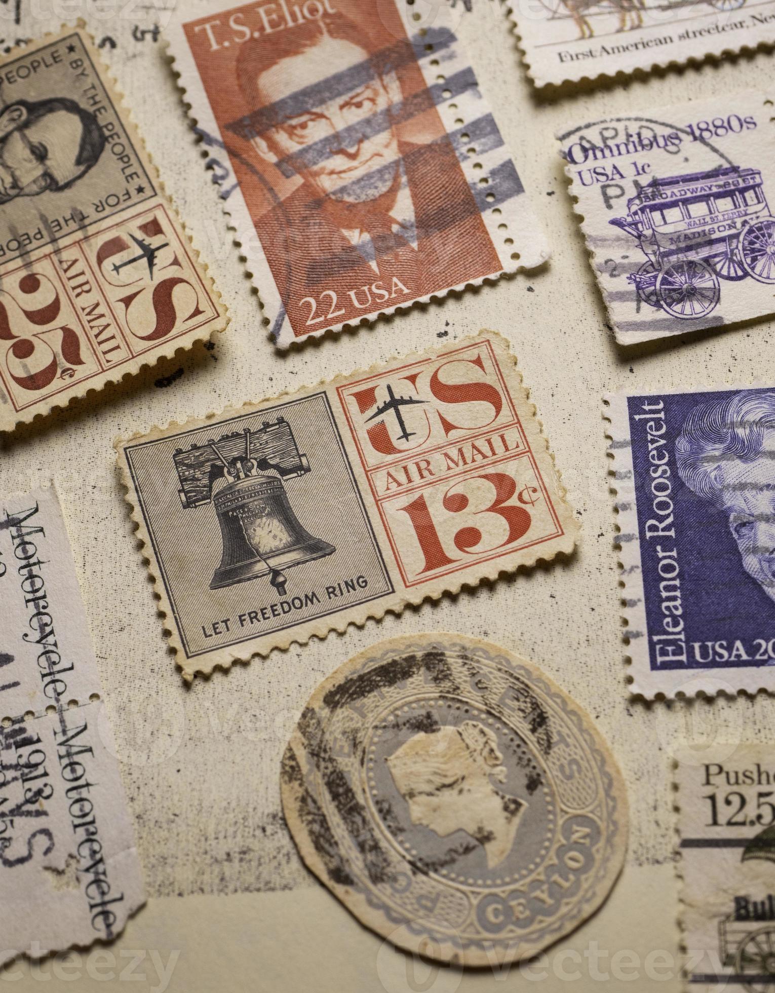 Postal Stamps From USA in Kandy stamp exhibition 11944732 Stock Photo at  Vecteezy