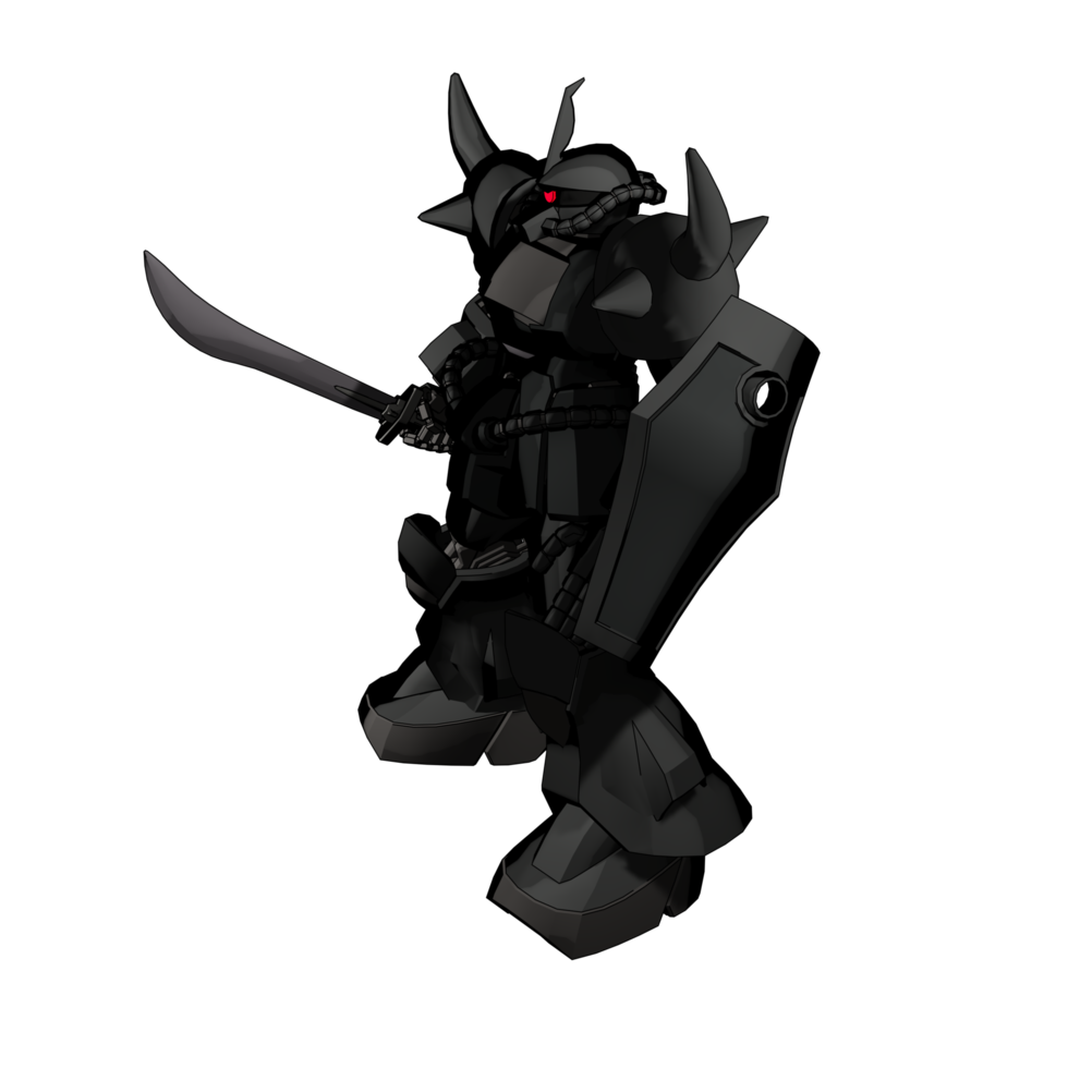 Mecha with attacking combat style png