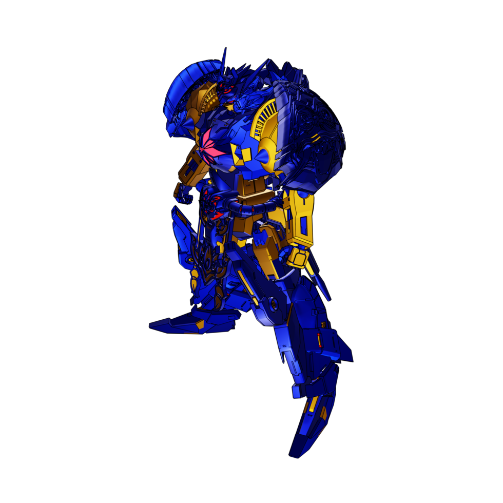 Mecha with strategy combat style png