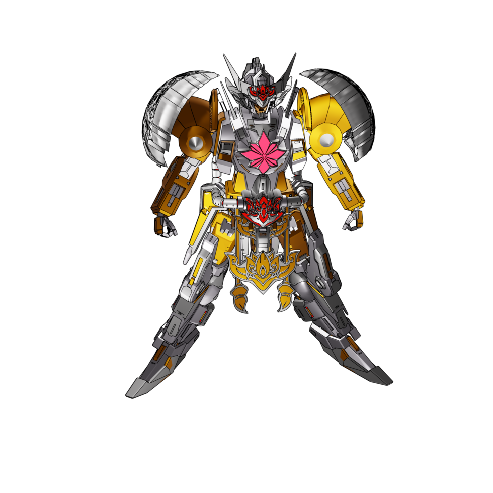 Robots with attacking combat style png