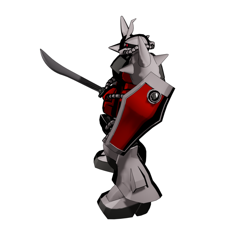 robô com estilo de combate defensivo png