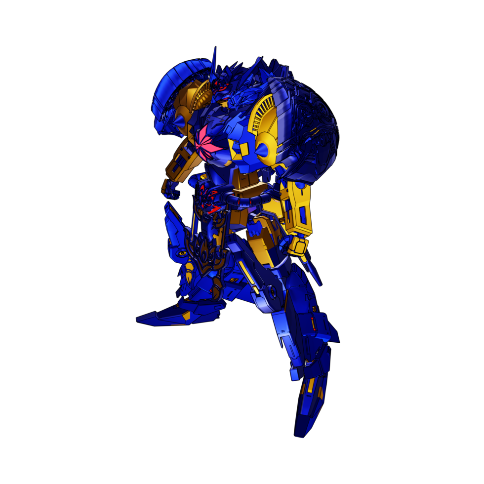 Mecha with strategy combat style png