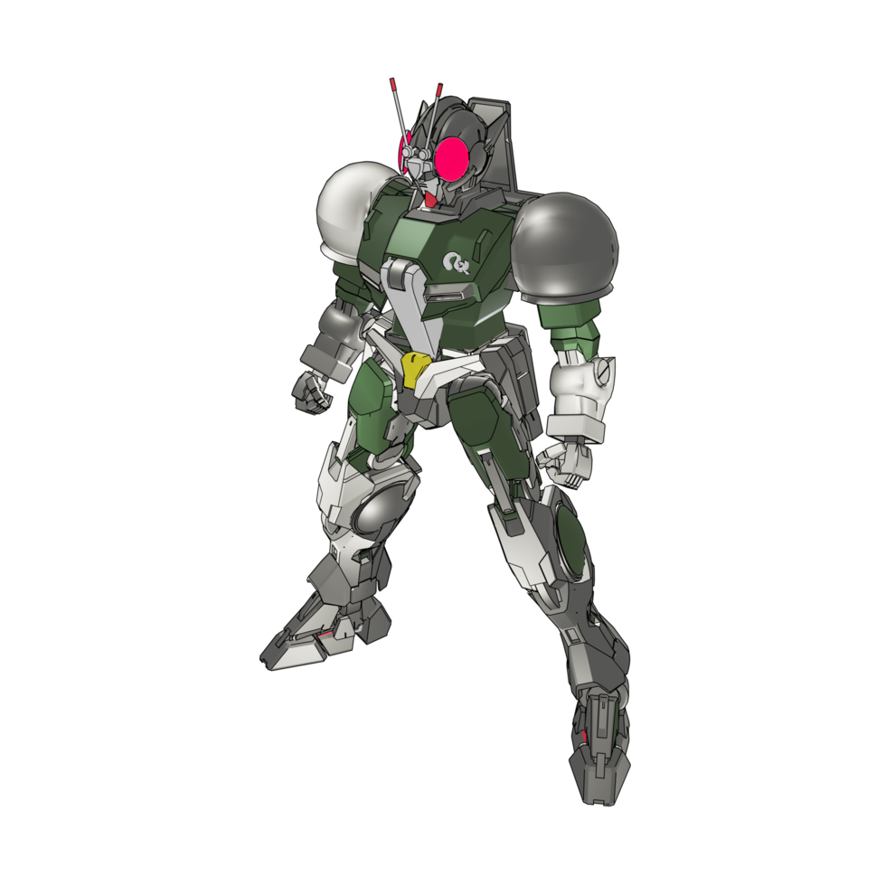 Robot with strategy combat style png