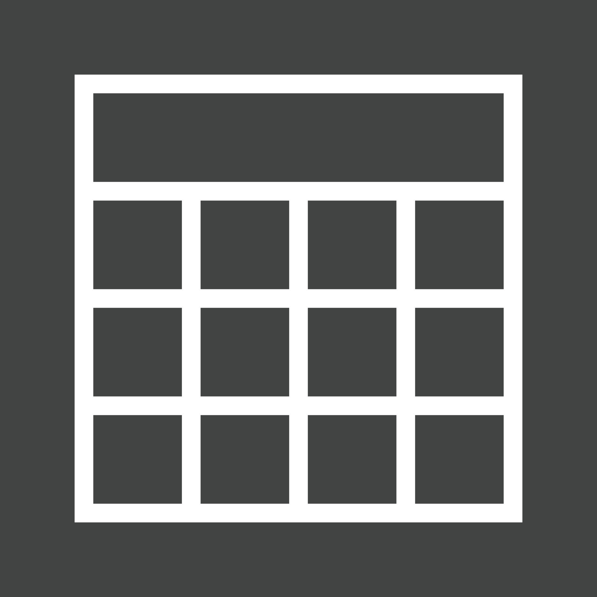 Insert Table Line Inverted Icon 11945873 Vector Art at Vecteezy