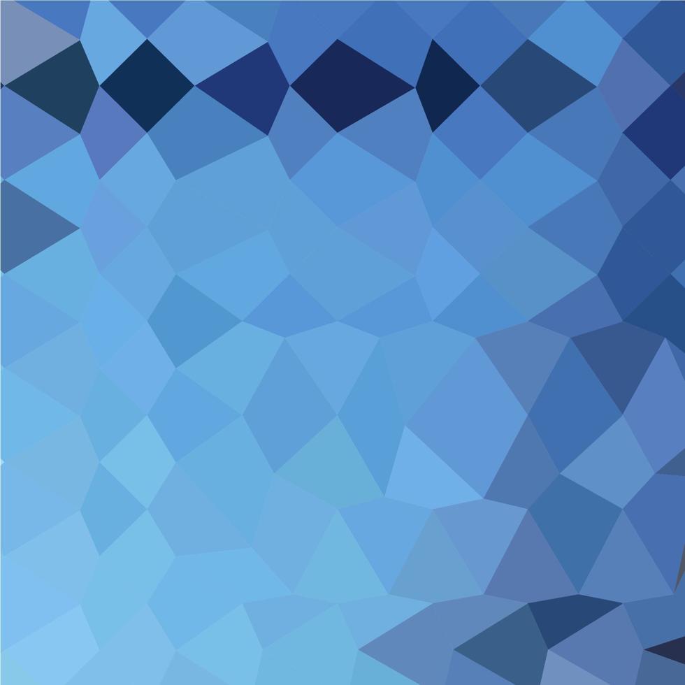 Blizzard Blue Abstract Low Polygon Background vector