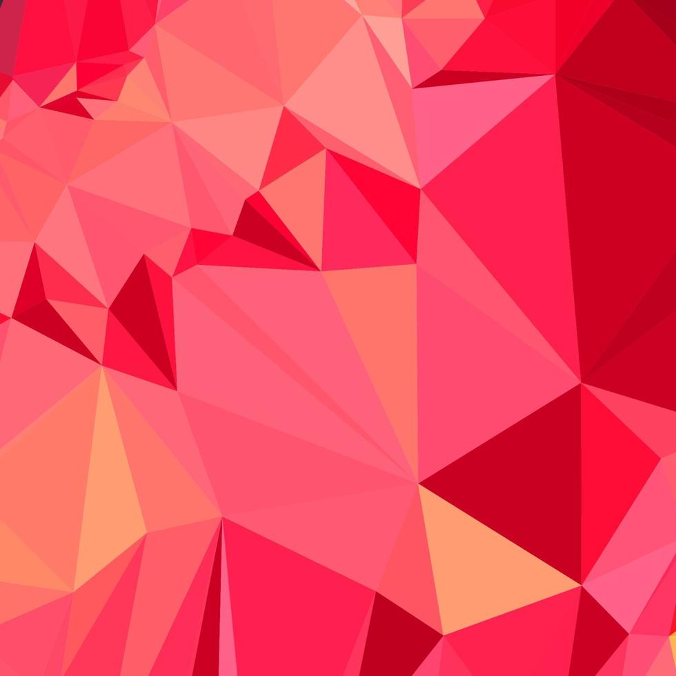 American Rose Red Abstract Low Polygon Background vector