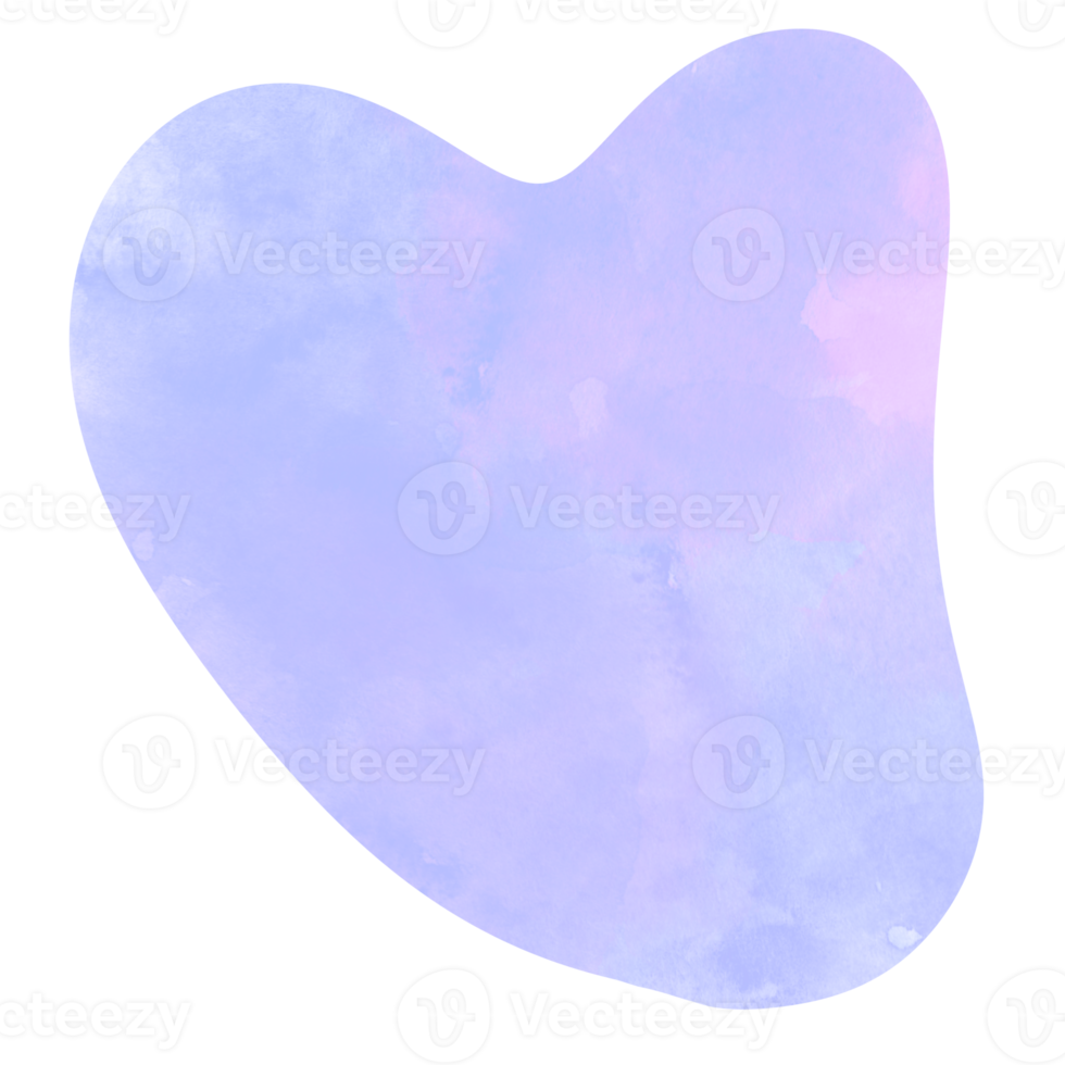 Purper abstract waterverf plons verf, waterverf verf borstel beroerte png