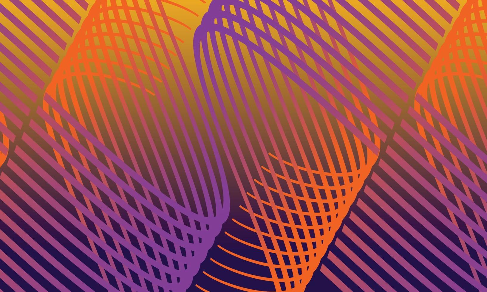 dimensional elegant background in gradient lines vector