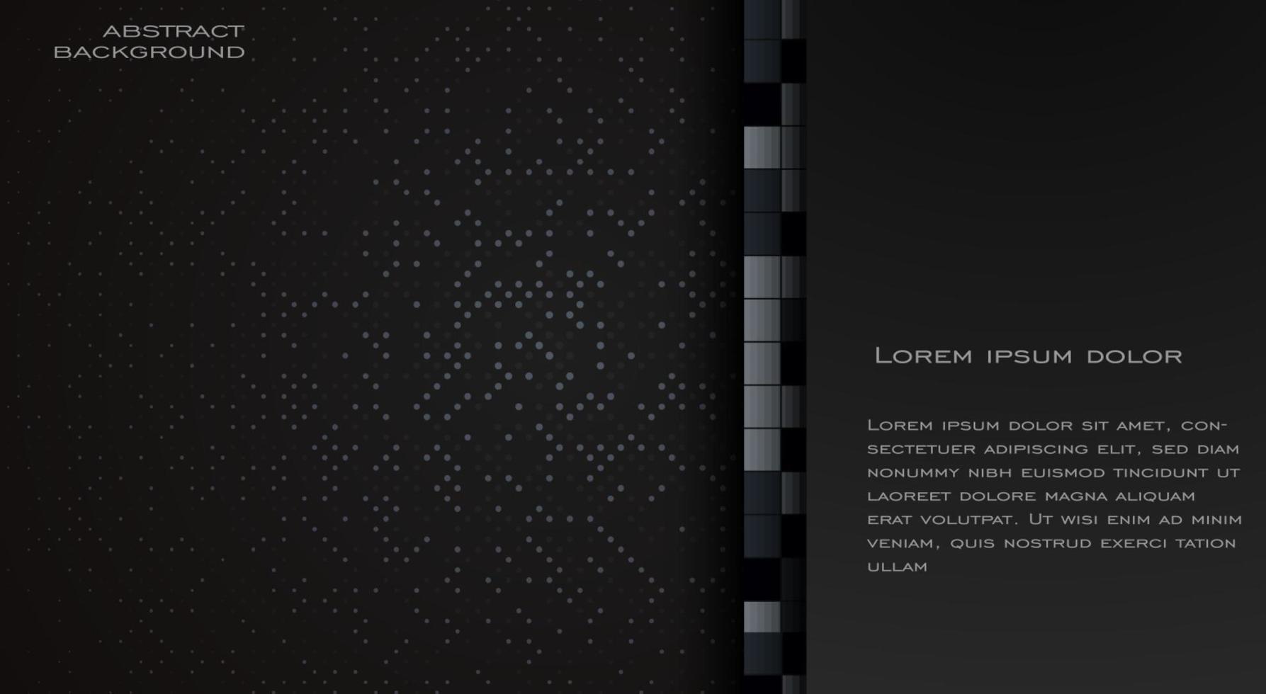 Elegant black premium abstract background vector
