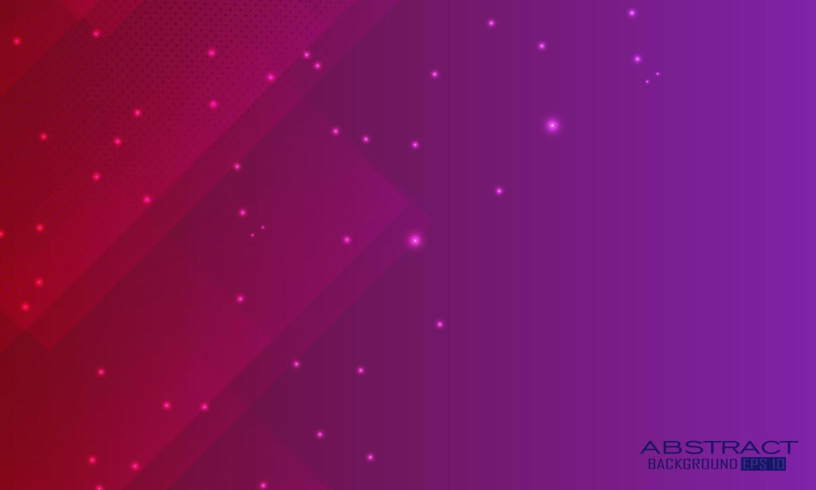 Abstract background with red and purple gradient shiny circles vector