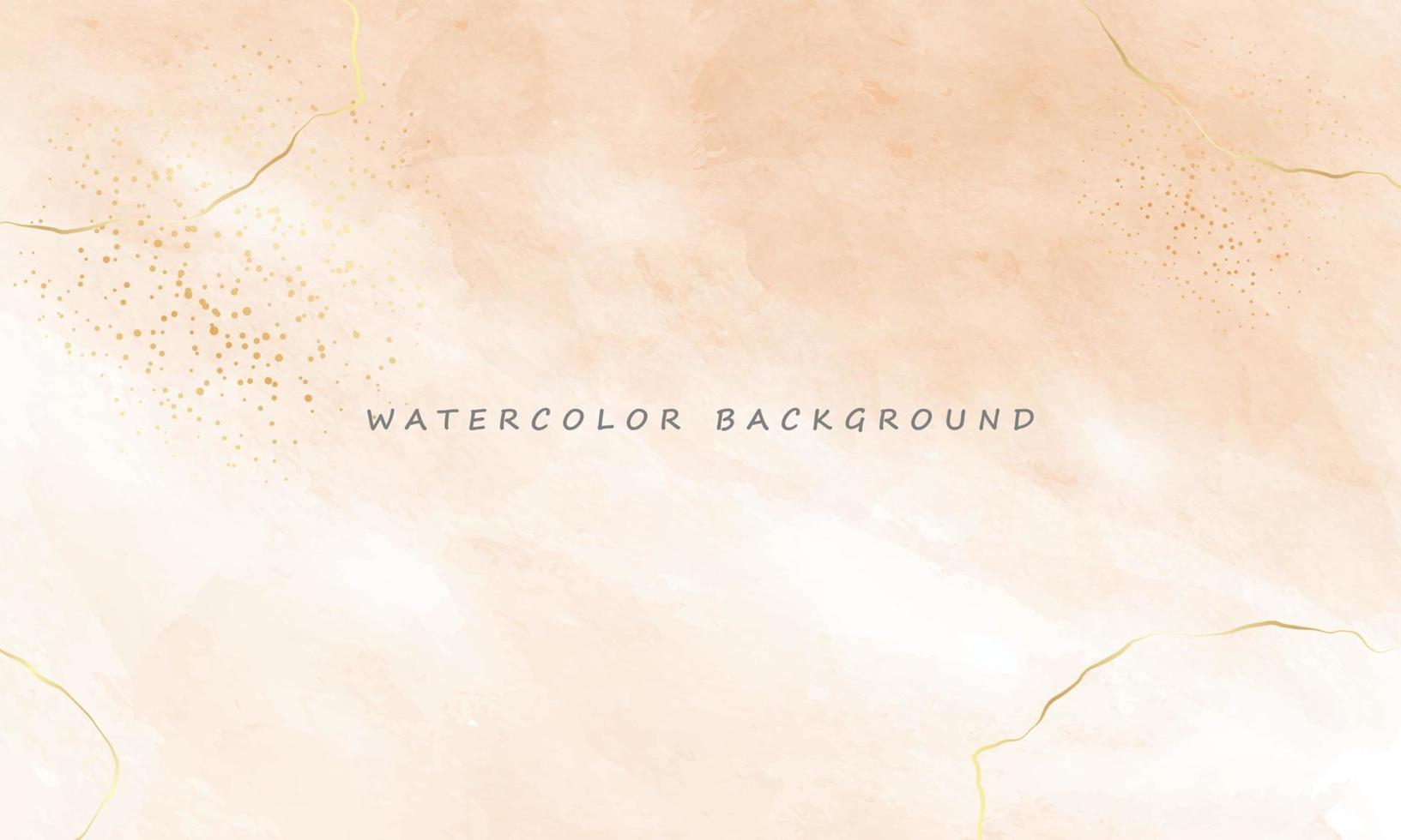 Beautiful watercolor background for your wedding invitation design vector