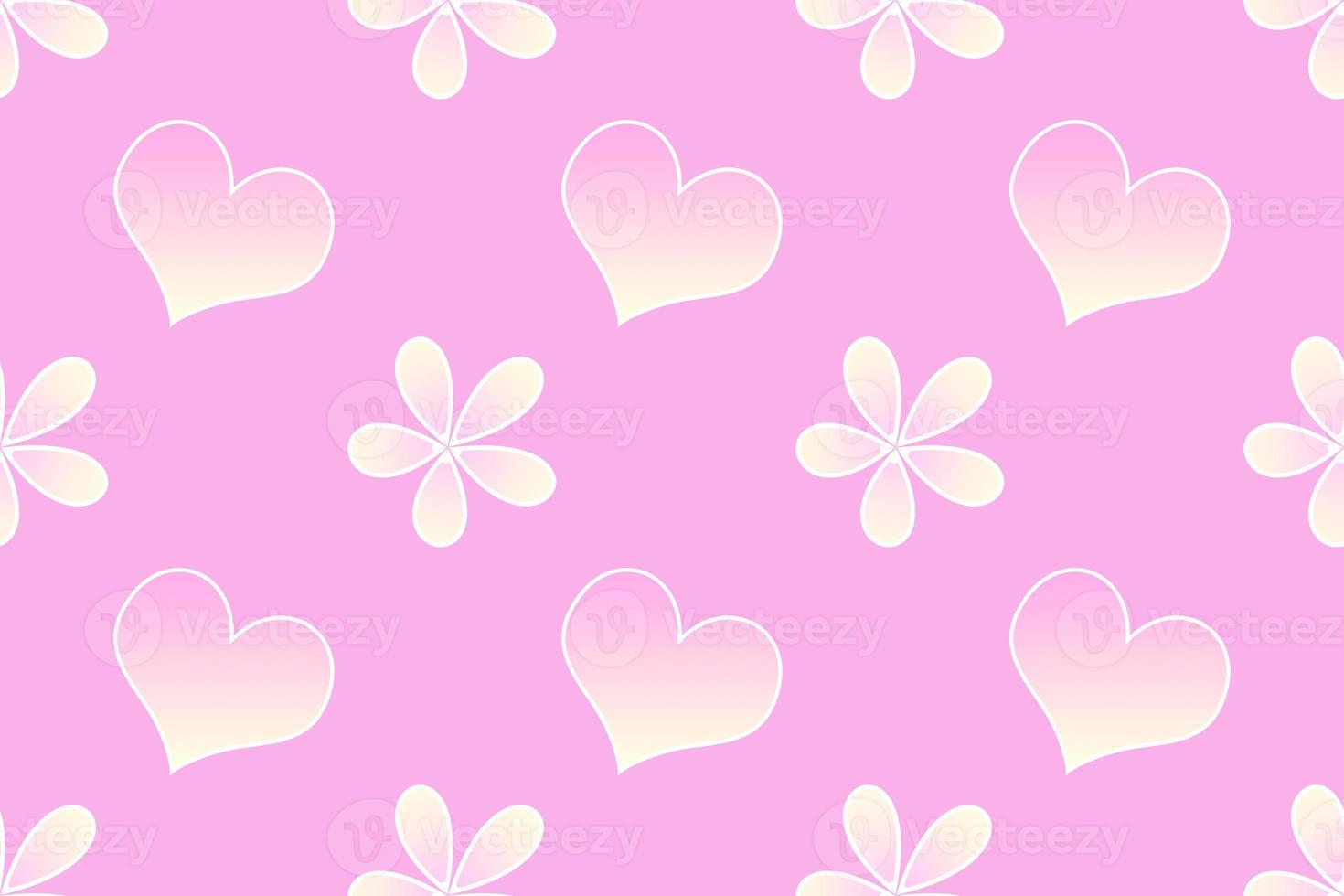 pattern with hearts and background with hearts photo
