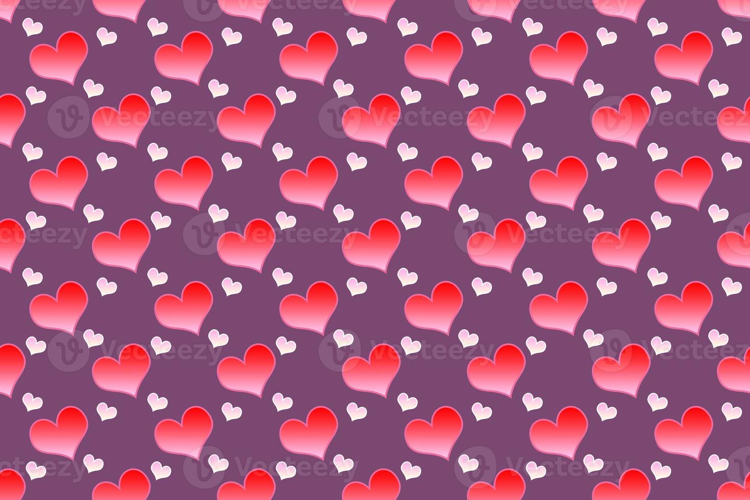 pattern with hearts and background with hearts photo