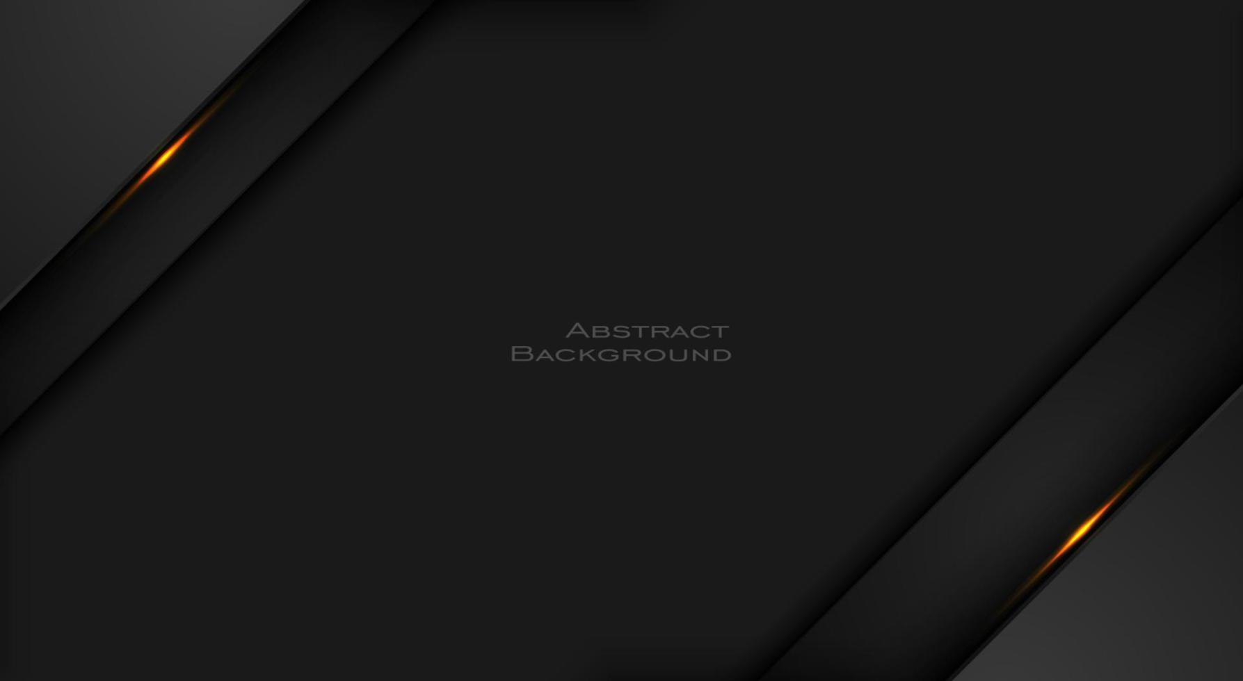 elegante fondo abstracto premium negro vector