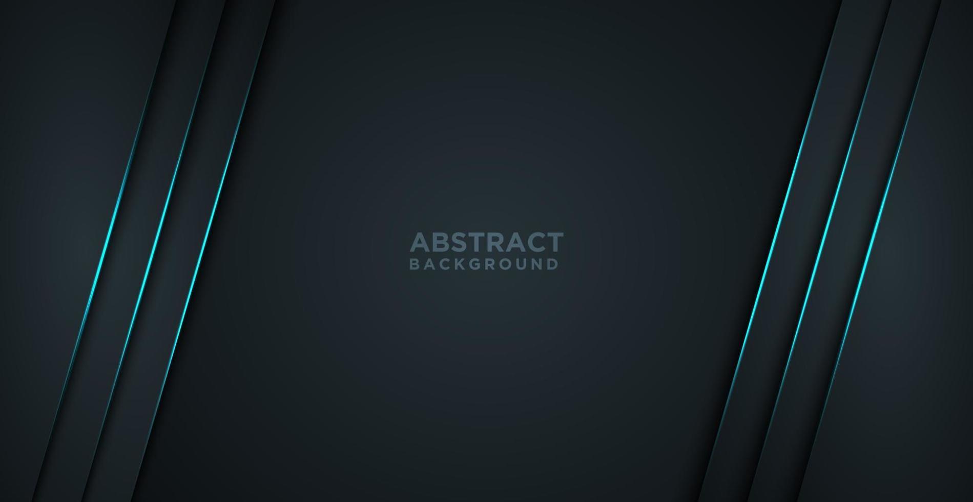 Luxury black abstract background vector