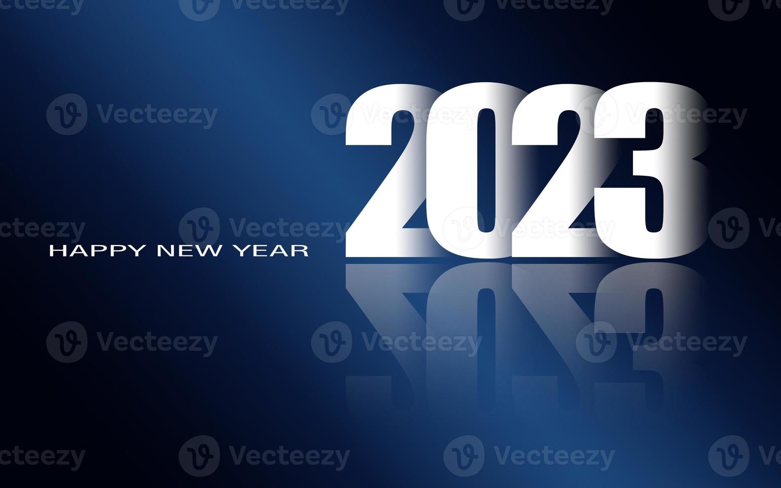 2023 creative modern innovation and technology concept Set of Happy New Year posters. Design templates for celebration and season decoration. blue gradient backgrounds for branding, banners, covers photo