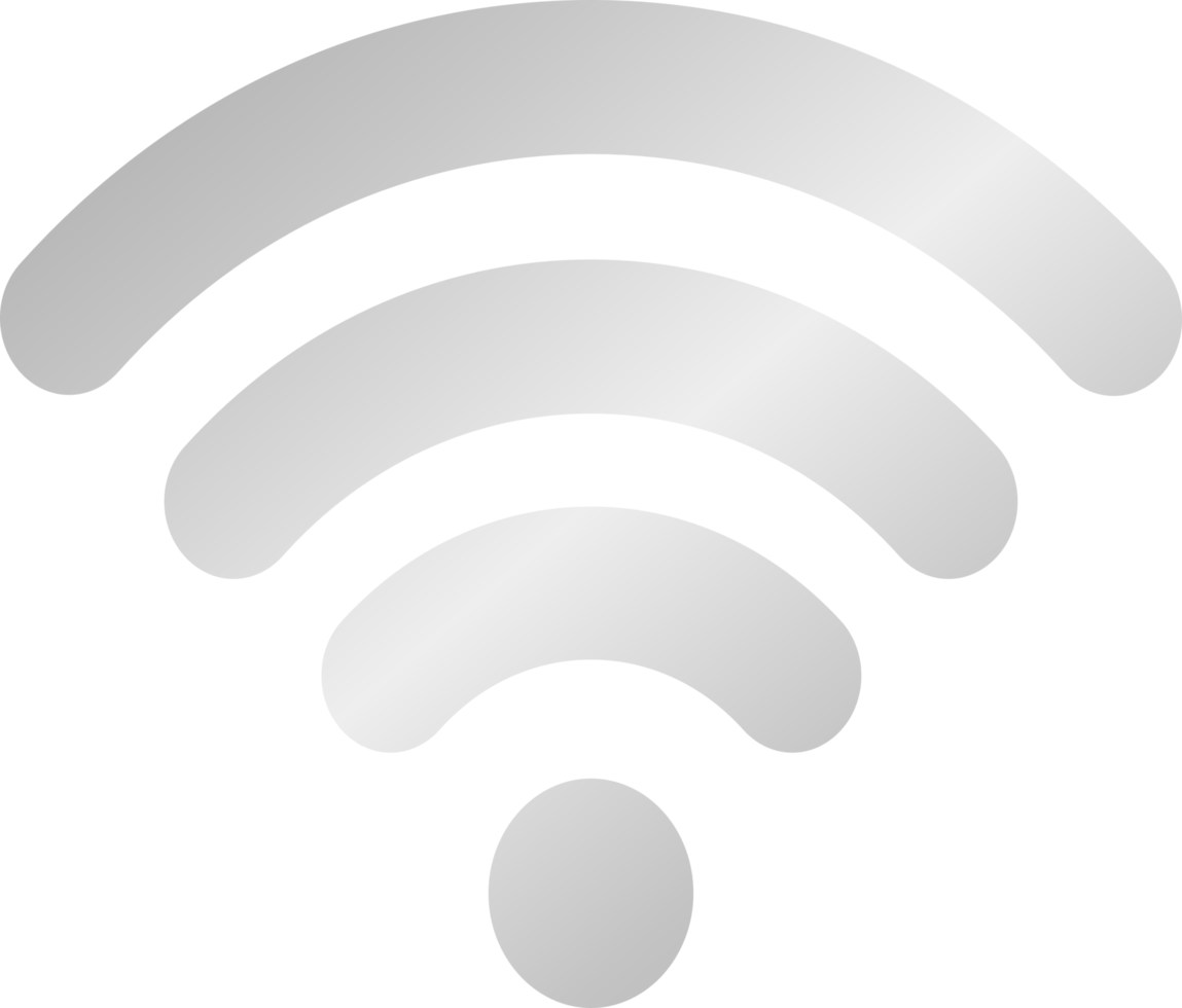 silver- wiFi ikon png