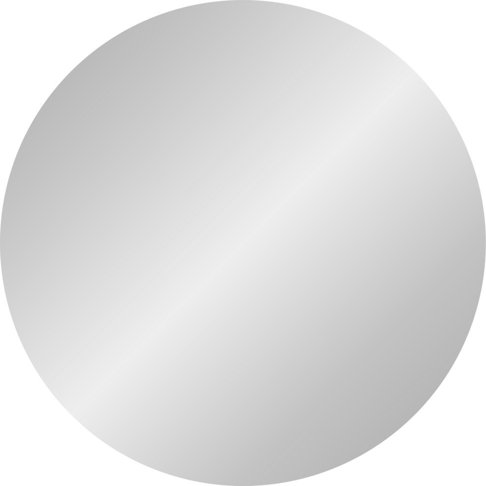 Silver Round Icon png