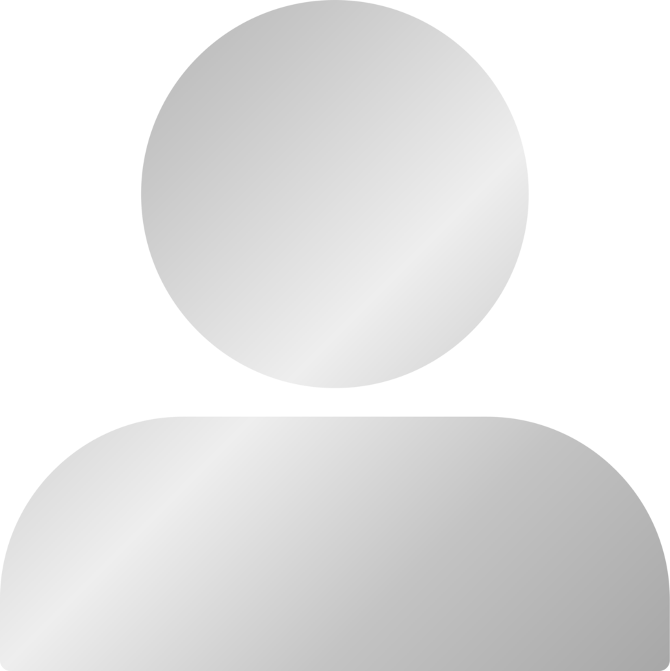 Silver User Icon png