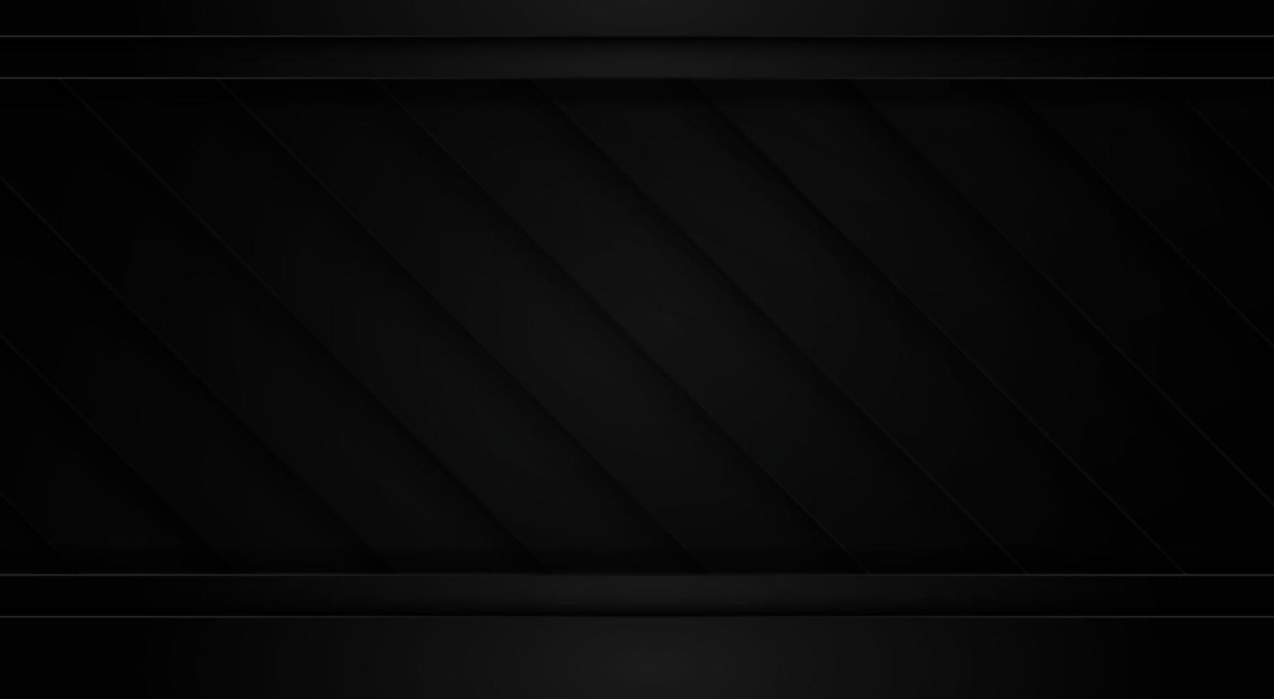 Modern black and dark abstract background vector