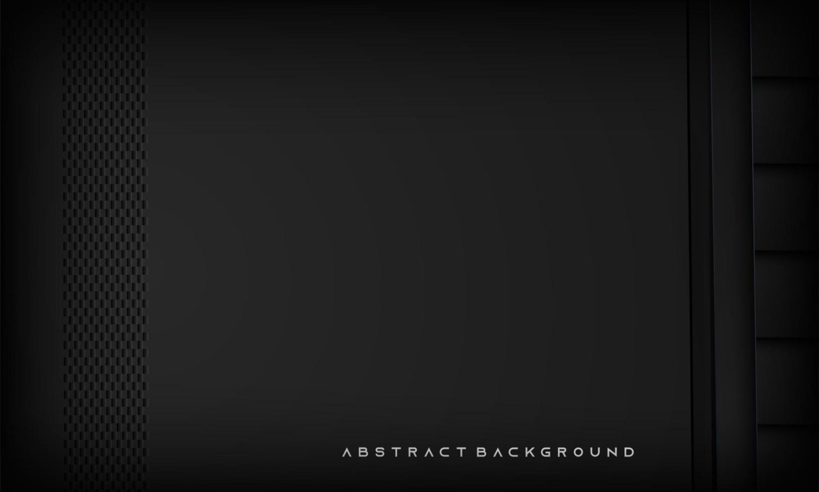 Beautiful black abstract background vector