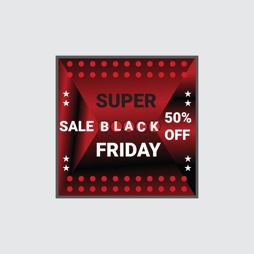 Black Friday Super Sale. Realistic black Design Modern minimal design with black and white typography. Abstract sale banner header website. vector illustration