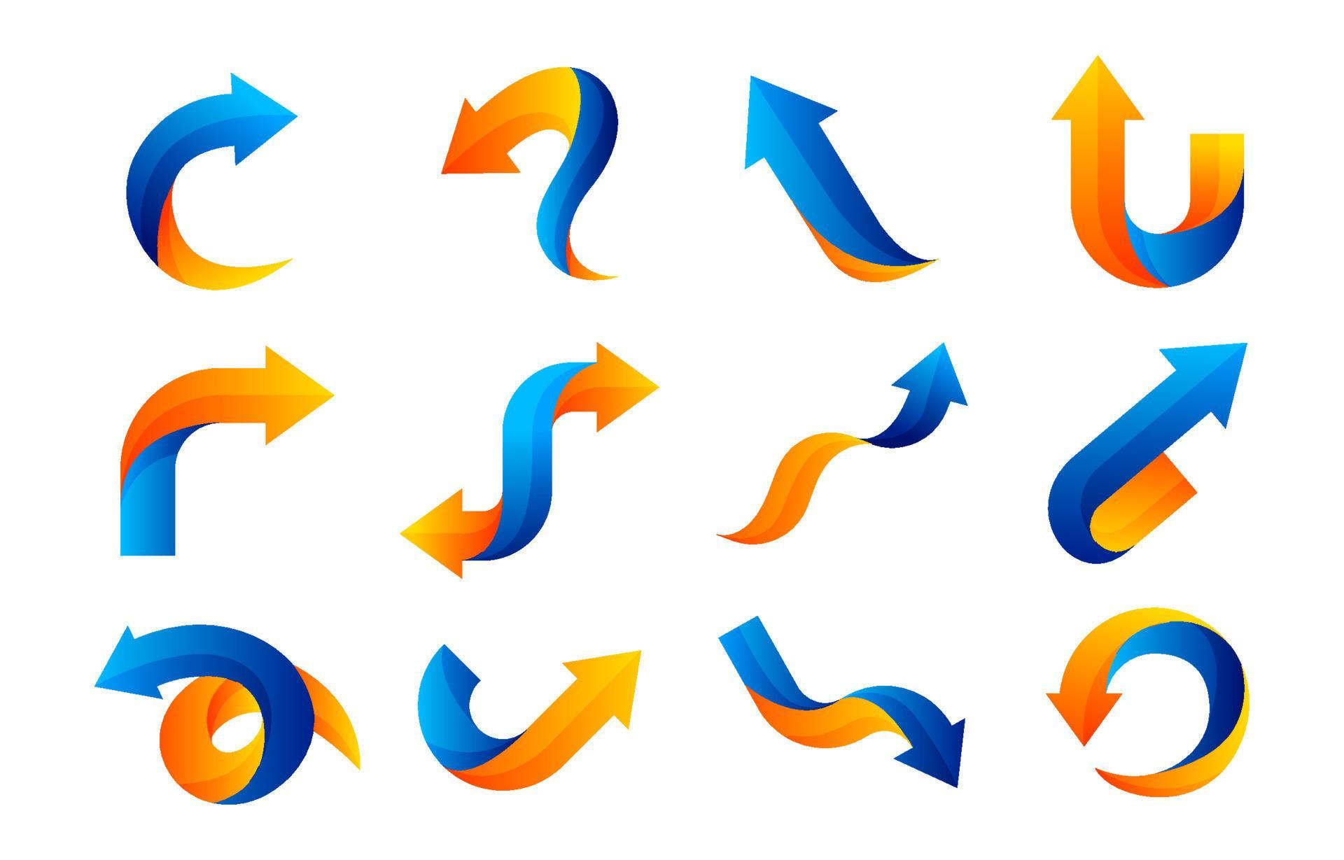 Arrow Icon Collection 11947727 Vector Art at Vecteezy