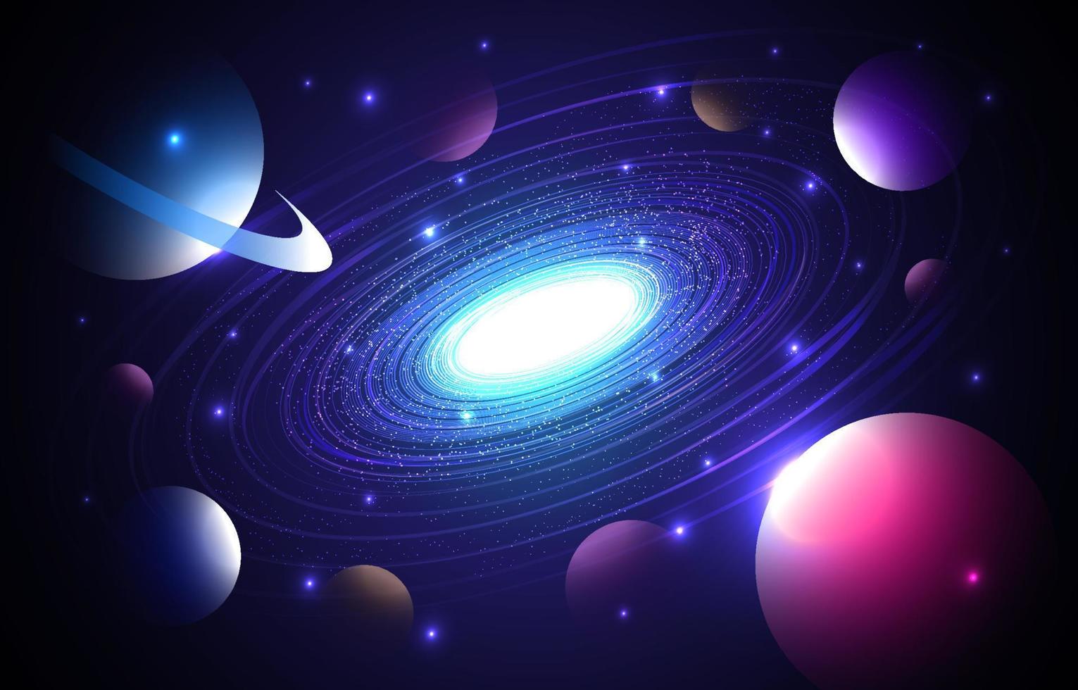 fondo de la galaxia de la vía láctea vector