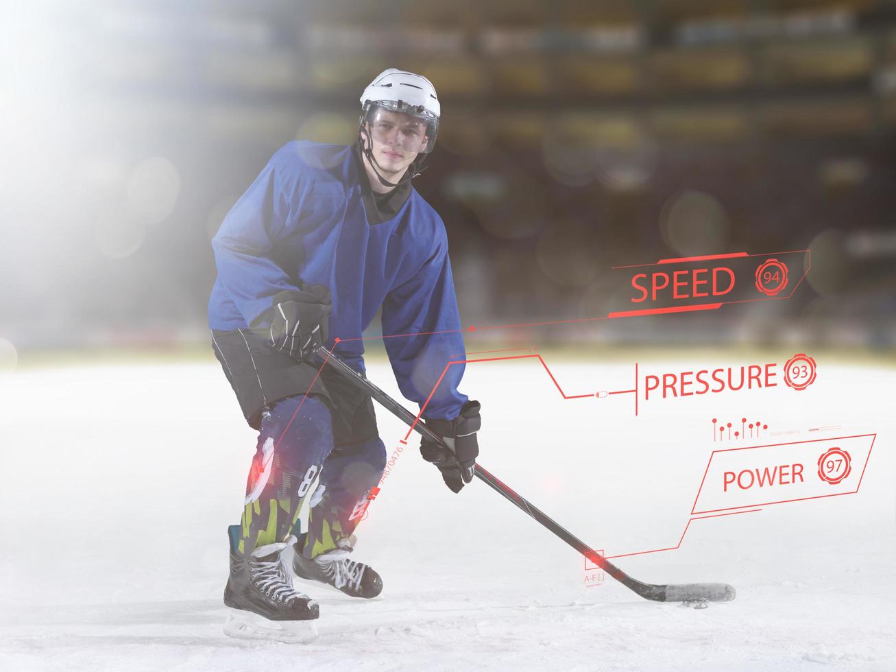 ice hockey player in action photo