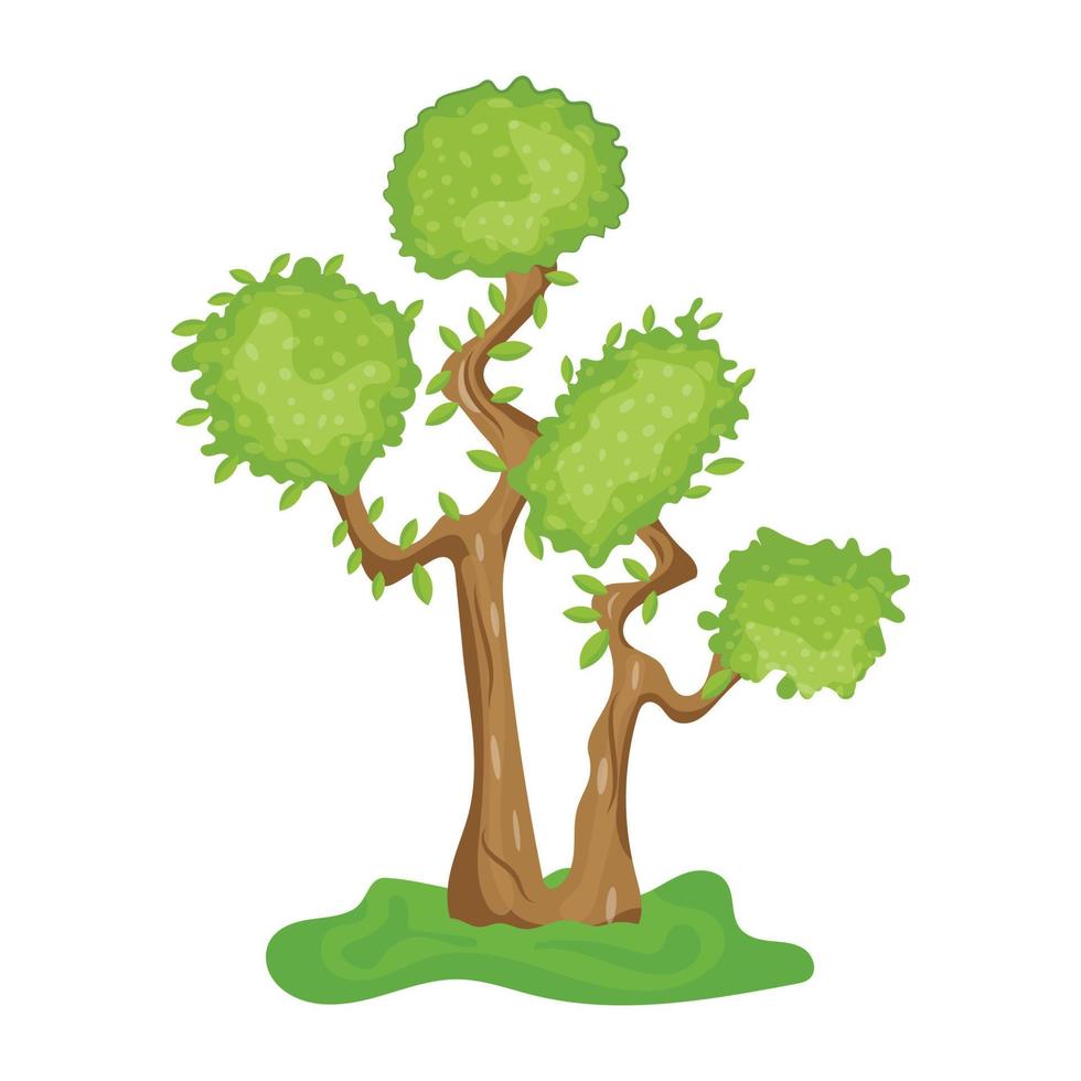 A tree flat vector download