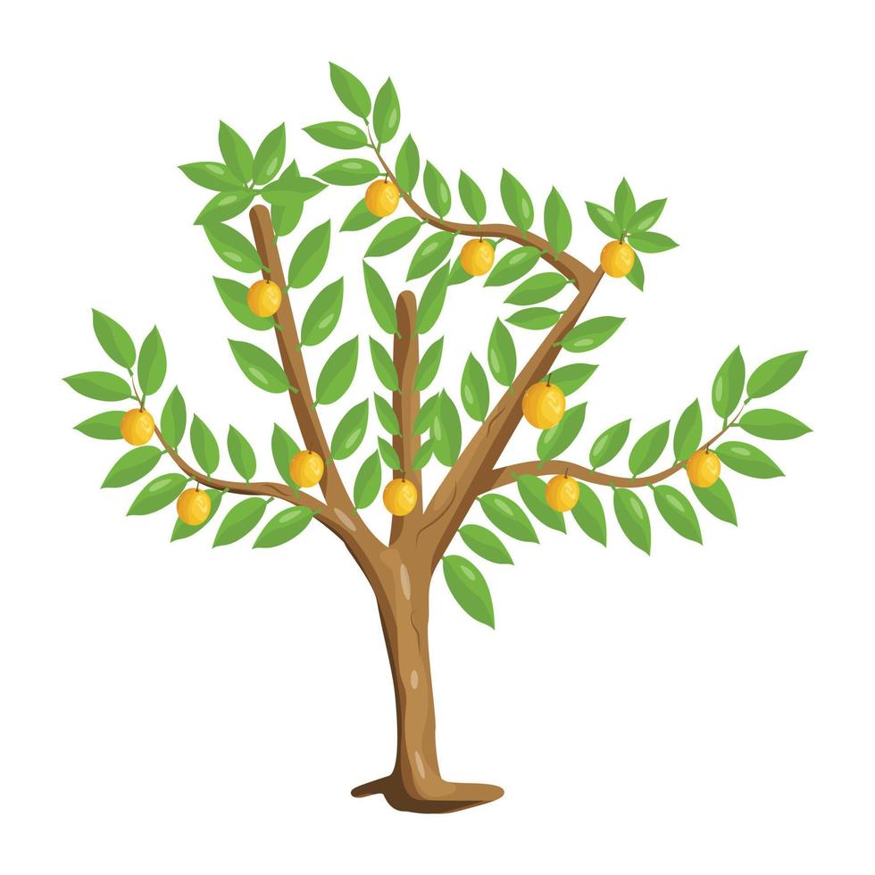 A tree flat vector download