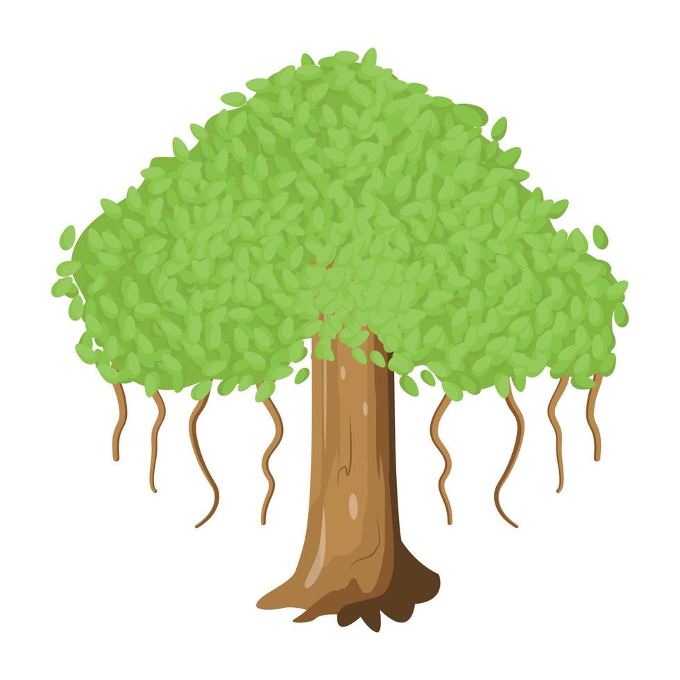 una descarga de vector plano de árbol