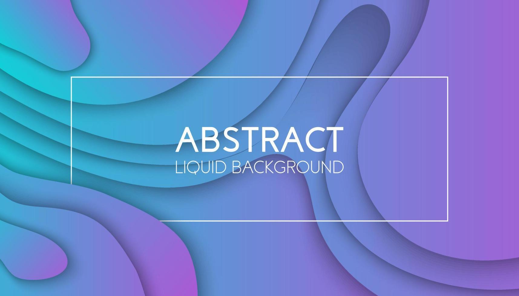 Vector background with gradient color paper cut shapes. 3D abstract liquid or fluid trendy style, design layout for business presentations, posters, decoration, landing page, site, brochure cover.