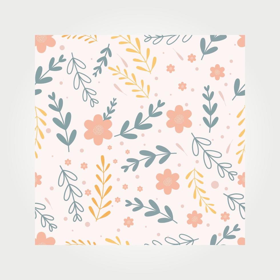 pattern floral ornament vector design