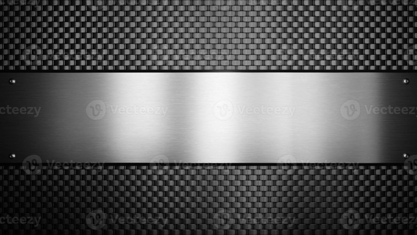 Futuristic carbon fiber background pattern. 3d rendering photo