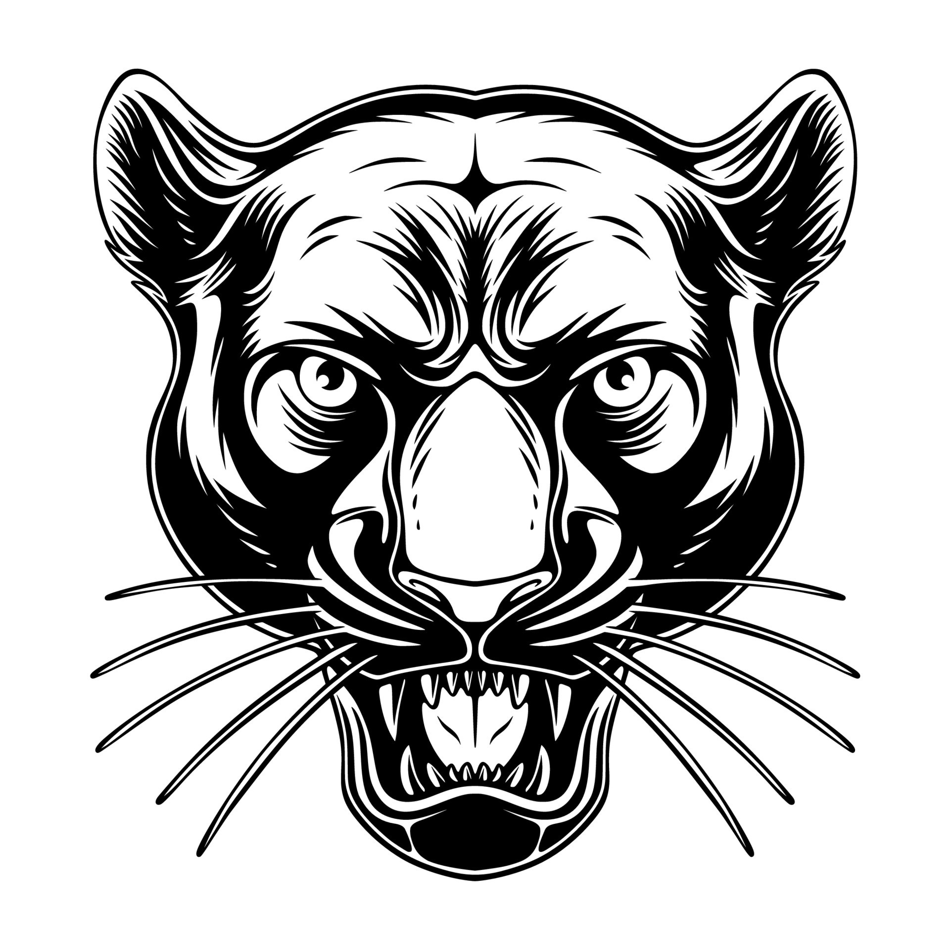 vector illustration Panther head with cool position and roaring black and white design 11948967 Vector Art at Vecteezy vector illustration Panther head with cool position and roaring black and white design 11948967 Vector Art at Vecteezy