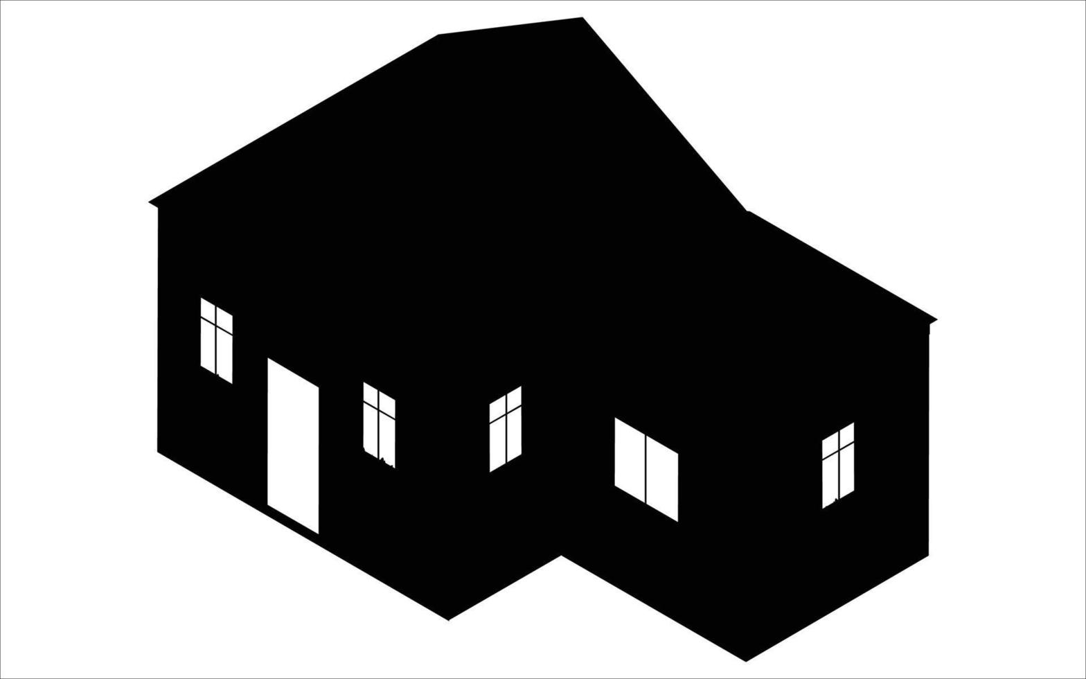 House  vector illustration simple symbol Free Vector